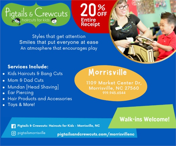 Pigtails & Crewcuts: Haircuts for Kids - Morrisville