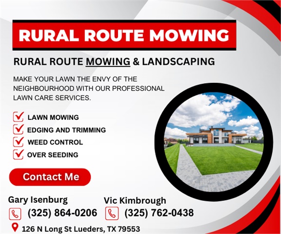 Rural Route Mowing and Landscaping
