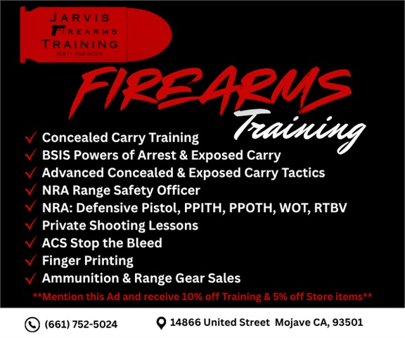 Jarvis Firearms Training