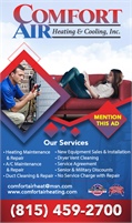Comfort Air Heating And Cooling Inc