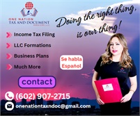 One Nation Tax and Documents LLC