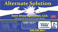 Alternate Solution Care Giver Specialist LLC