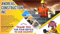 Andreas Construction, Inc.