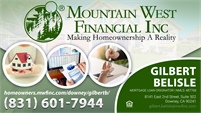 Mountain West Financial Inc - Gilbert Belisle