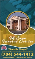  McEwen Funeral Service - Pineville Chapel