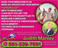 Judith Manley Health Insurance Medicare & Medicaid