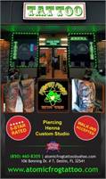 Atomic Frog Tattoo