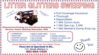Litter Glitters Sweeping