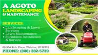 A Agoto Landscaping & Maintenance
