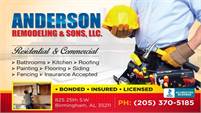 Anderson Remodeling & Sons LLC