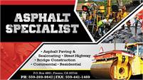 Asphalt Specialist